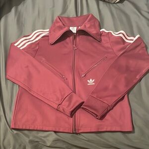 Adidas Maroon Track Jacket